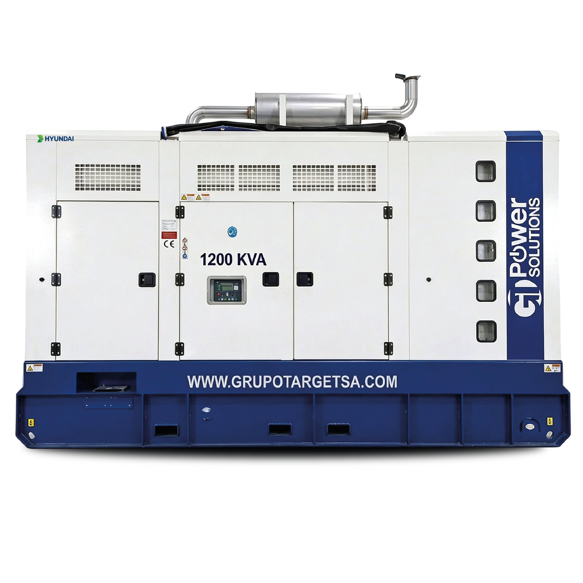 Planta Eléctrica 1200KVA HYUNDAI Trifásico