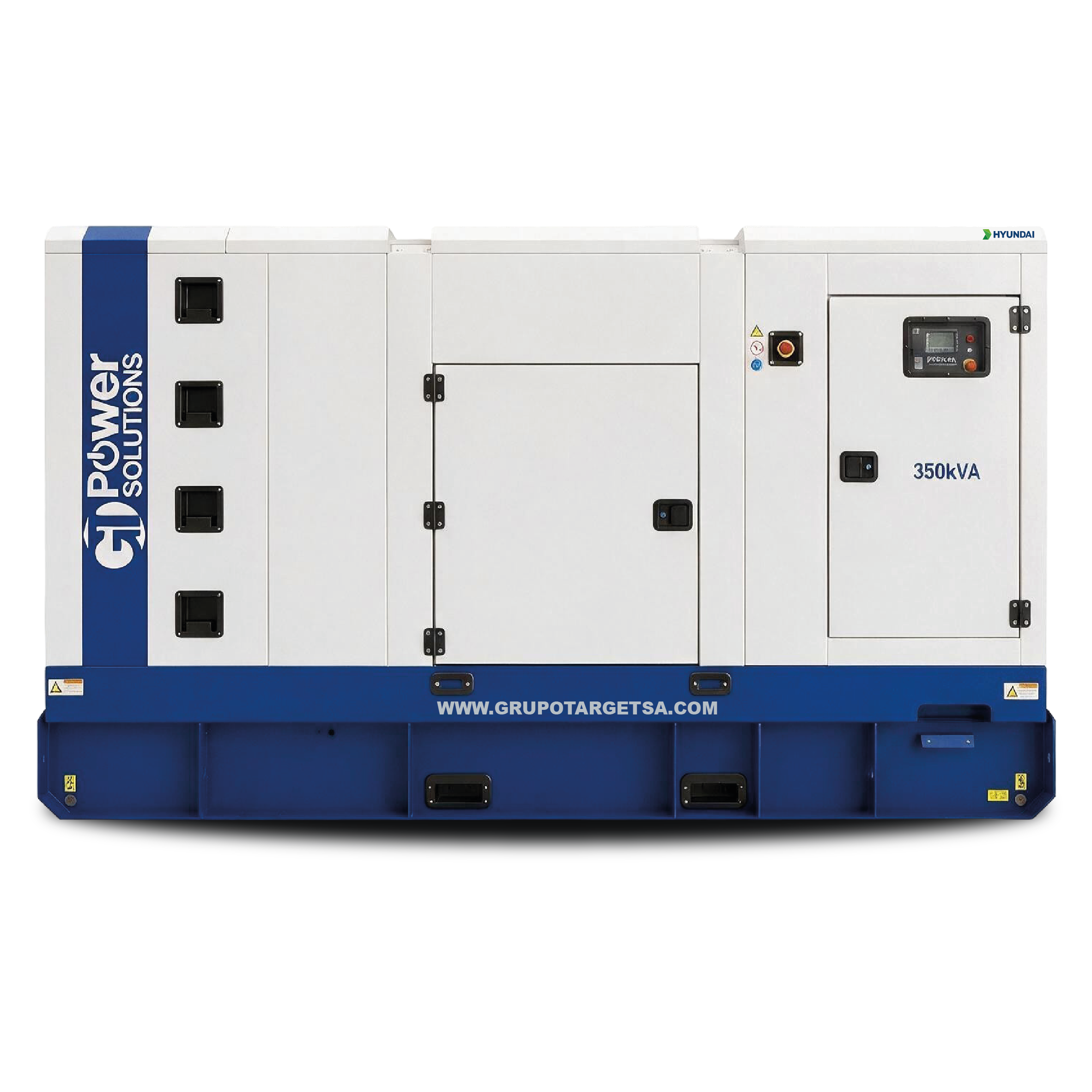 Planta Eléctrica 350KVA HYUNDAI Trifásico