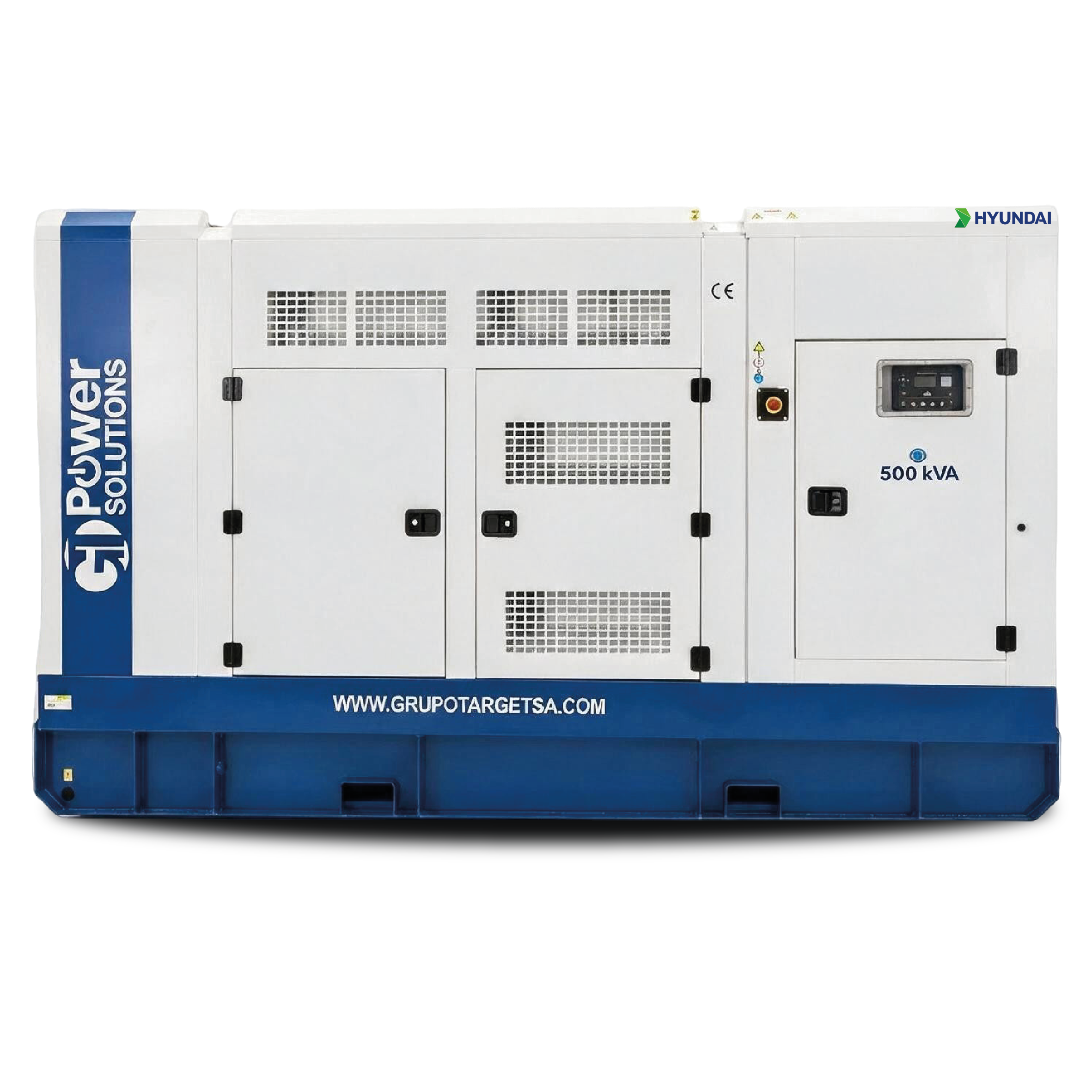 Planta Eléctrica 500KVA HYUNDAI Trifásico