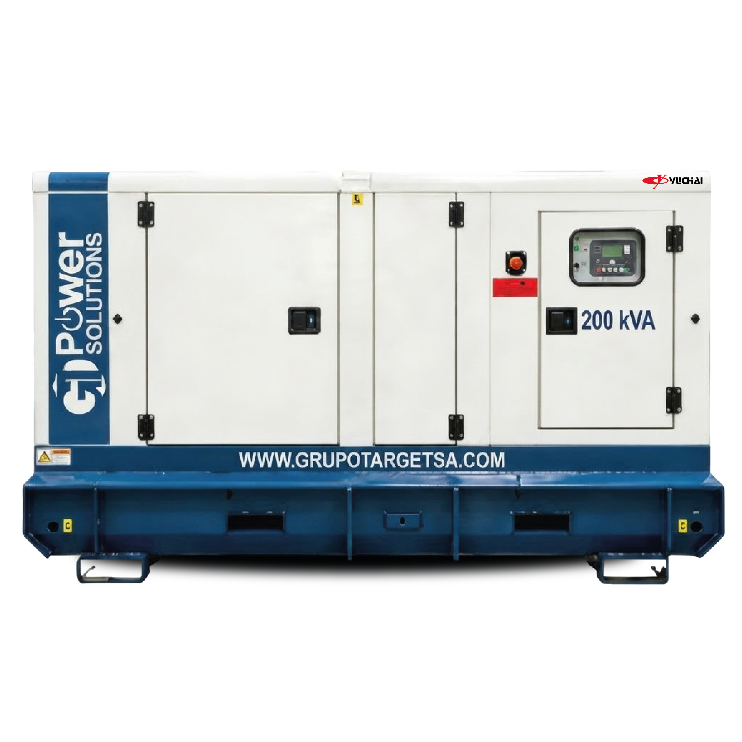 Planta Eléctrica 200KVA YUCHAI Trifásico 