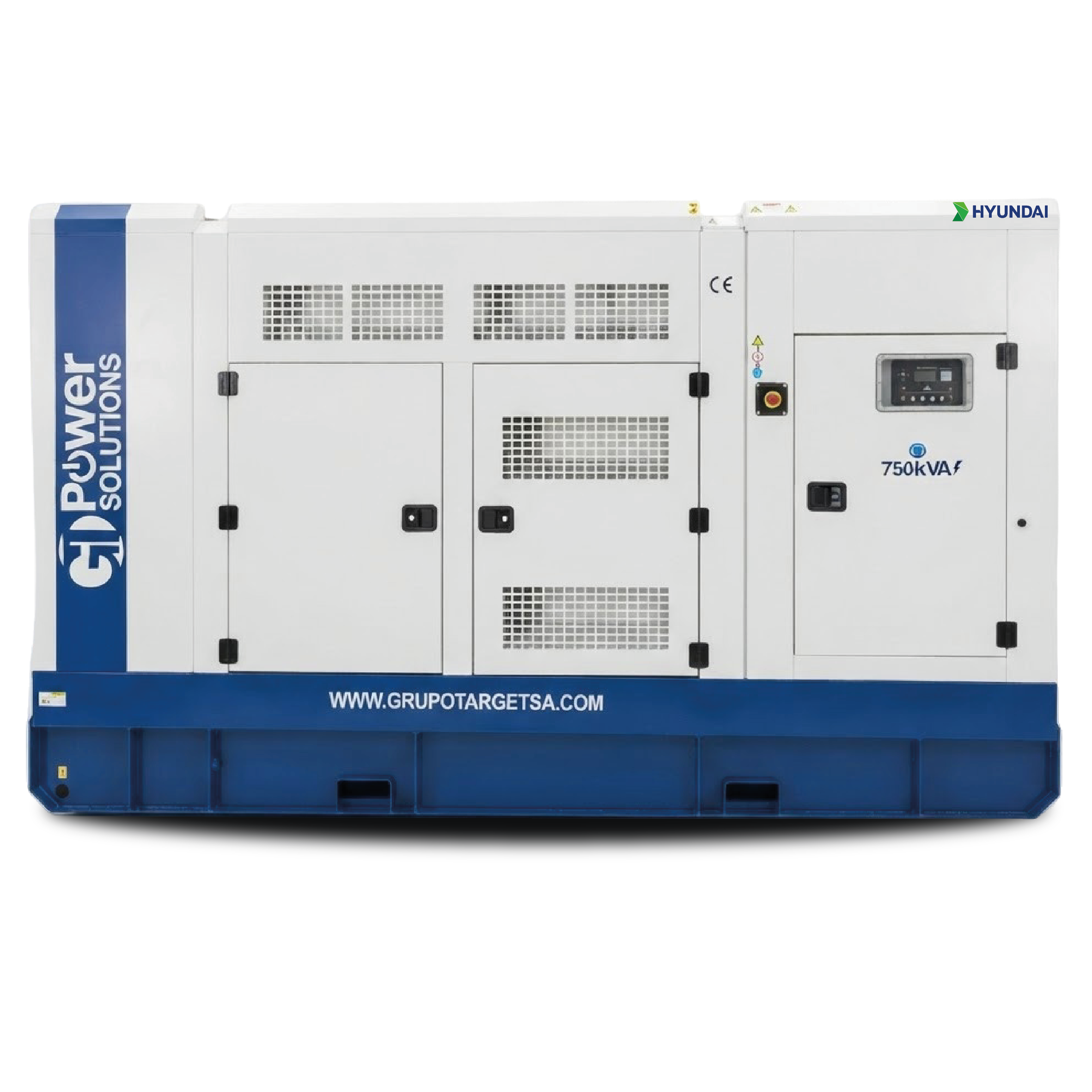Planta Eléctrica 750KVA HYUNDAI Trifásico