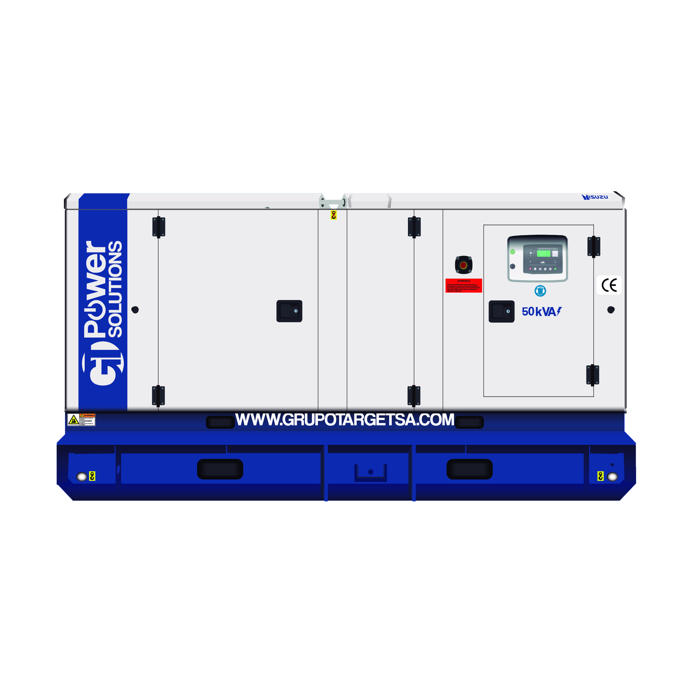 Planta Eléctrica 50KVA ISUZU Trifásico