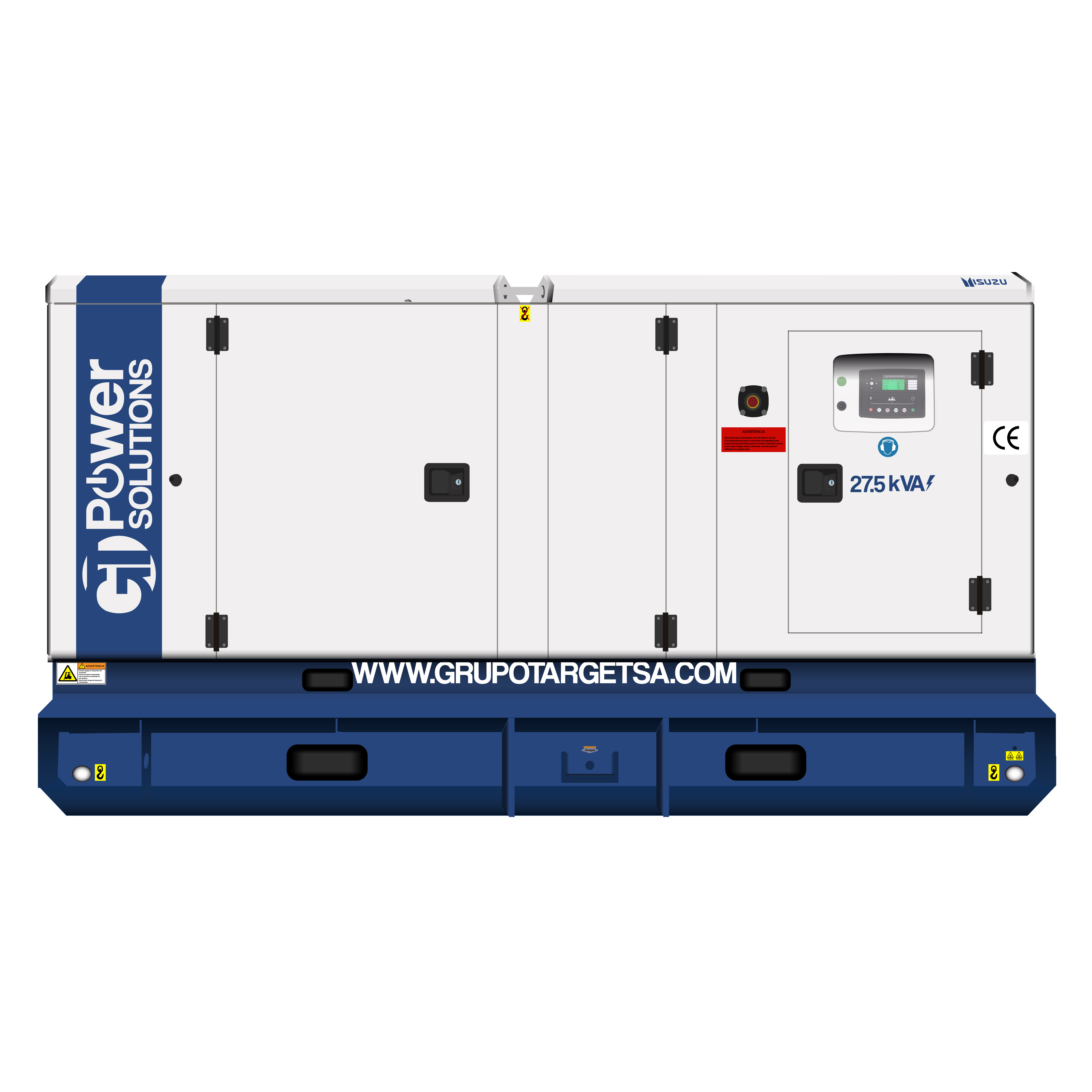 Planta Eléctrica 27.5KVA ISUZU Trifásico