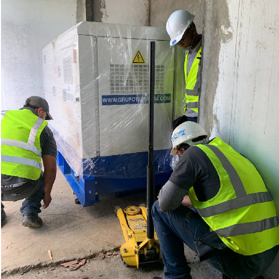 Instalación de plantas eléctricas