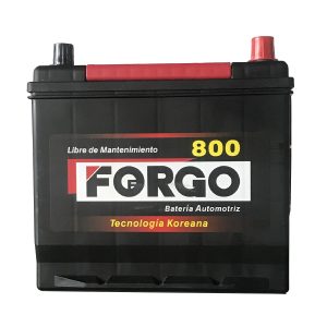 Batería Forgo 12V60AH 800AMP Positivo/Derecho