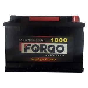Batería Forgo 12V75AH 1000AMP Positivo/Derecho